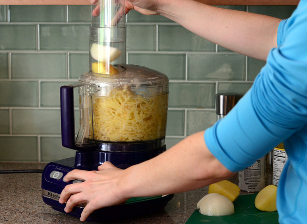 Shredding Potatoes in the Food Processor