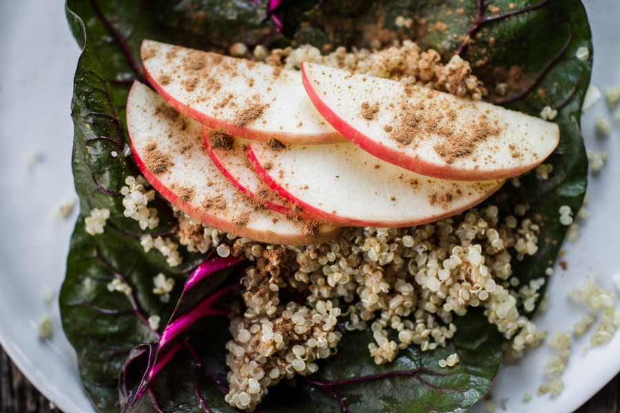 Rainbow Chard Breakfast Wraps