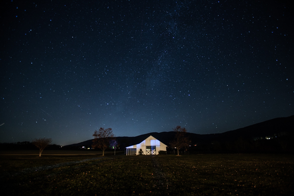 Starry sky near Charlottesville, Virginia