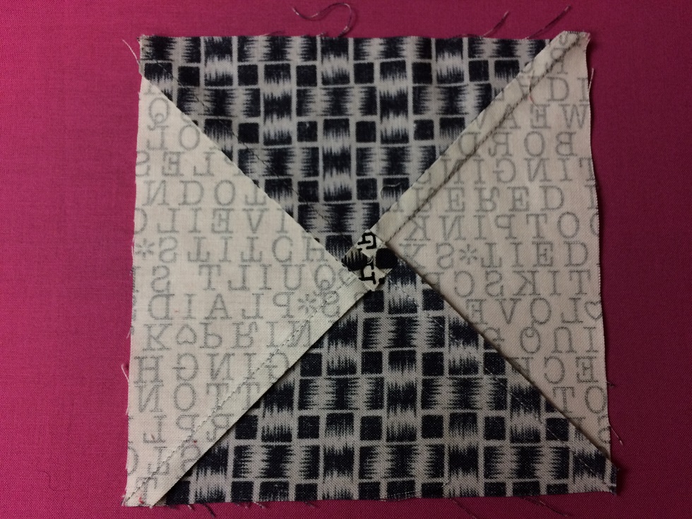 pinwheel presssed seams