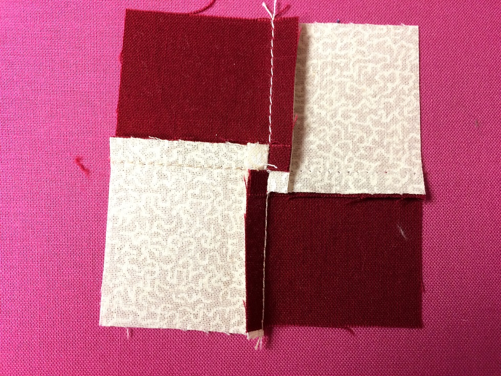 pressing seams in opposite directions