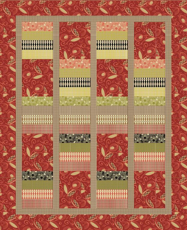 Mod Style Quilt Pattern
