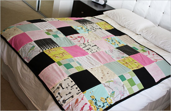 Fleece-backed quilt