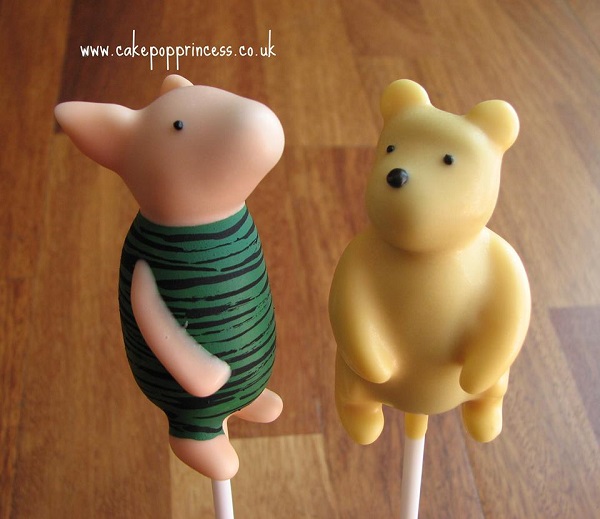 Winnie the Pooh cake pops