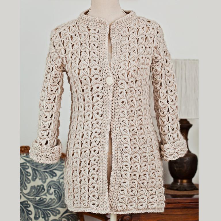 broomstick lace cardigan