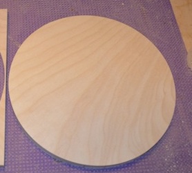 cut circle in wood