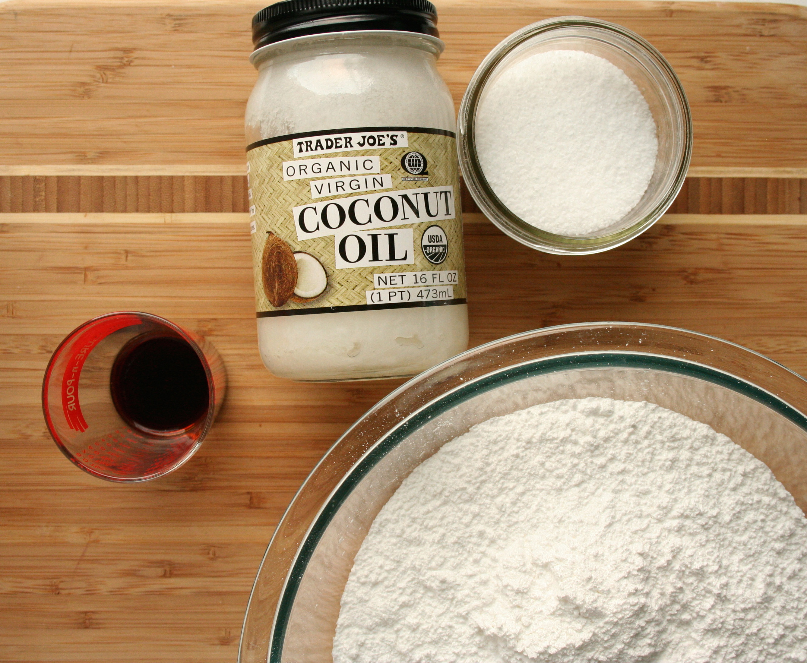 Coconut oil icing