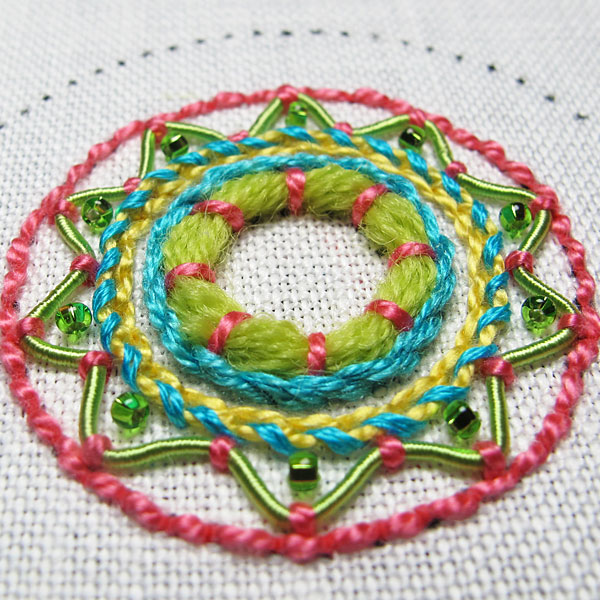 Making a Fiesta Fob with small seed beads