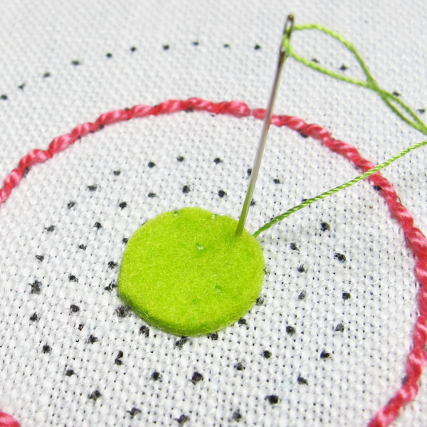 Stitching a Scissors Fob