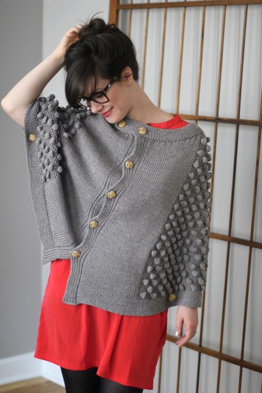 El Matador poncho knitting pattern