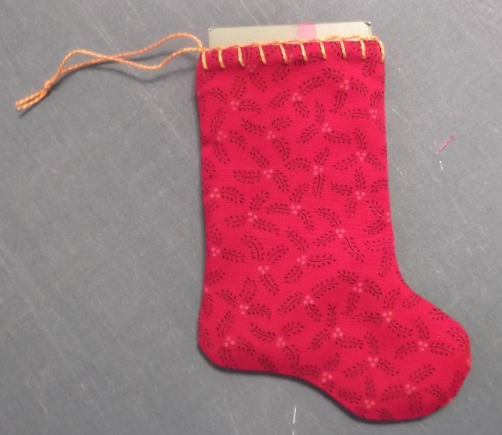 Christmas Stocking Giftcard Holder