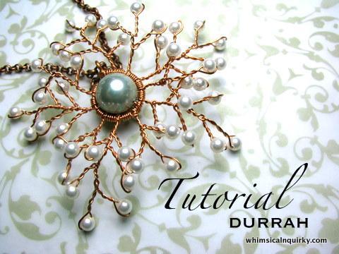 Durrah Snowflake Pendant