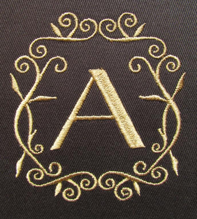 Floral Monogram Alphabet Upper Lowercase