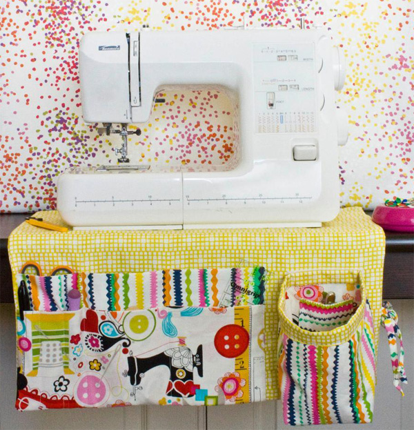 Sewing machine apron pattern.