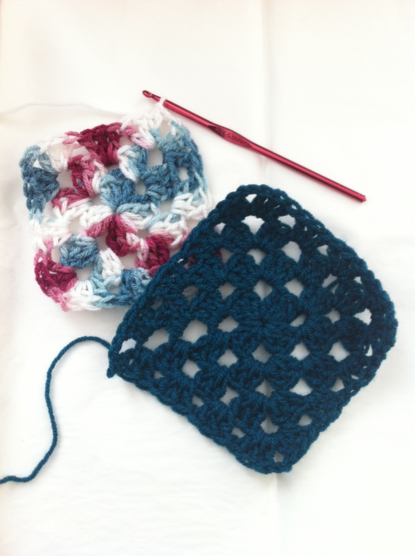 how to crochet granny squares