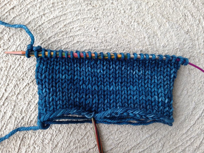 finishing your swatch!