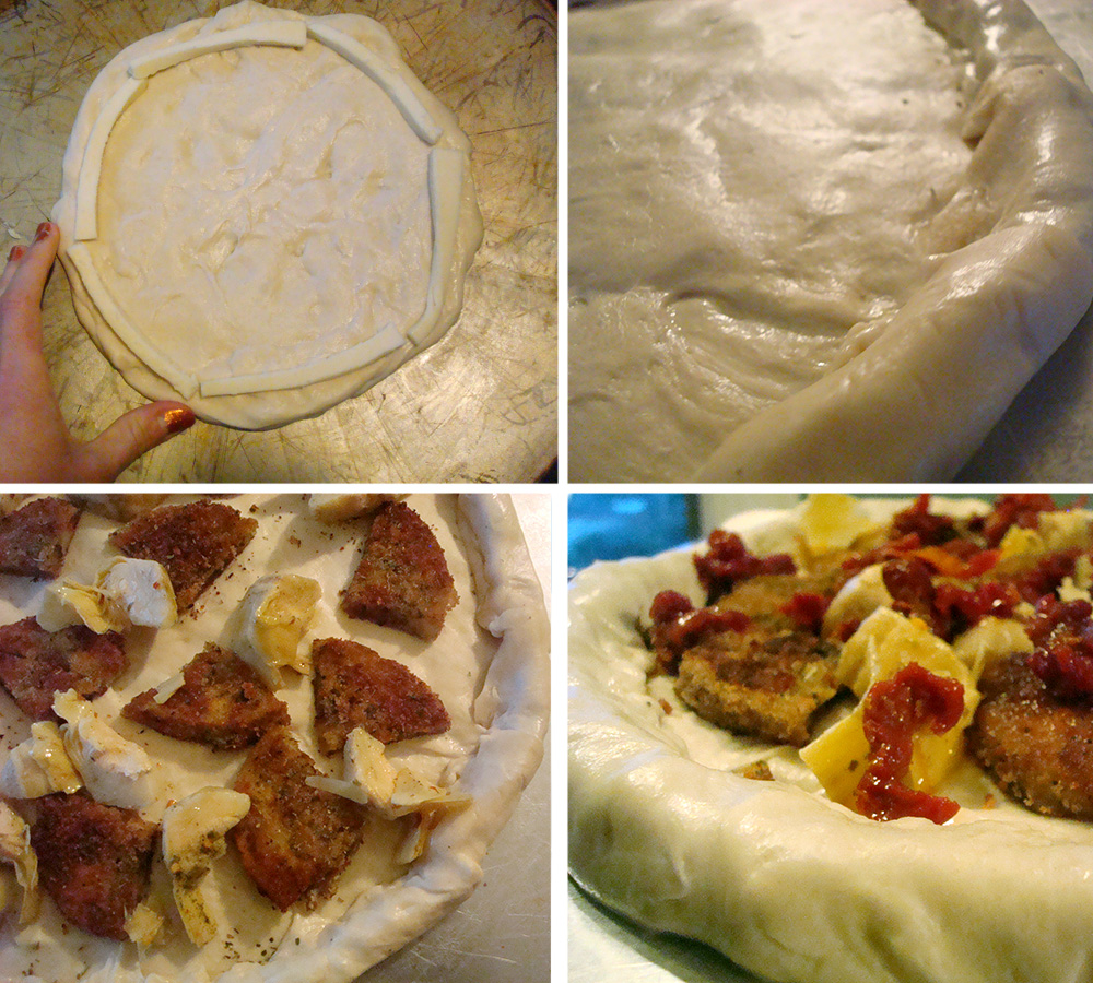 How to make a stuffed crust pizza