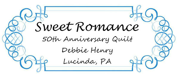 sweet romance quilt label