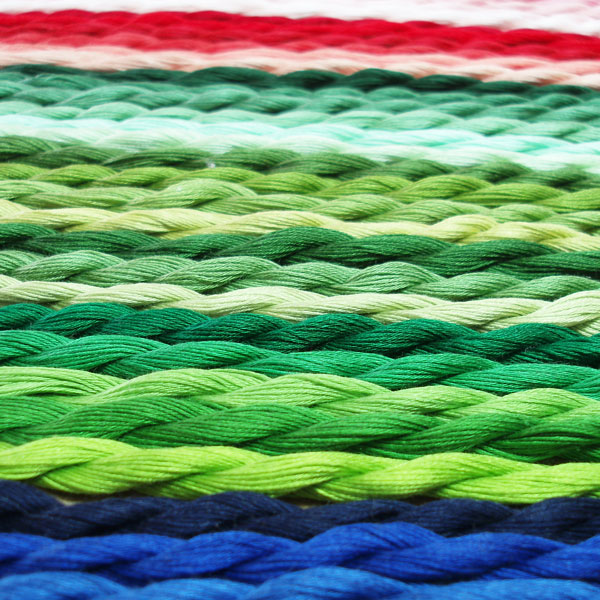 Cotton floche thread