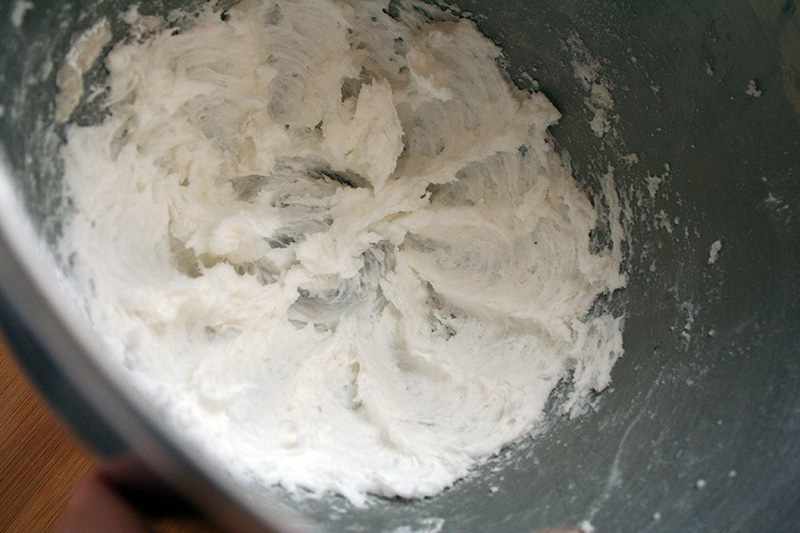 Buttercream with coconut oil