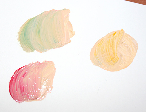mixing paint skin tones