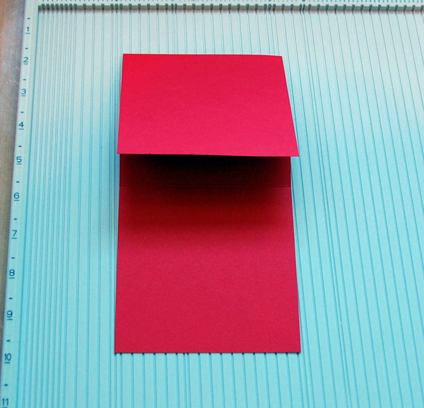 Sample of card to Step 5