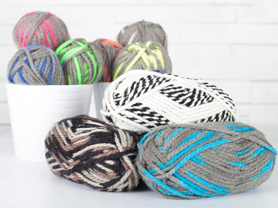 Lion Brand Wool-Ease Thick & Quick Neons Yarn