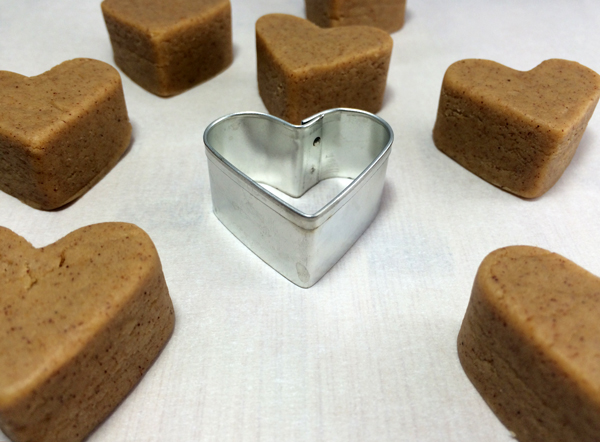 Heart Shaped dough