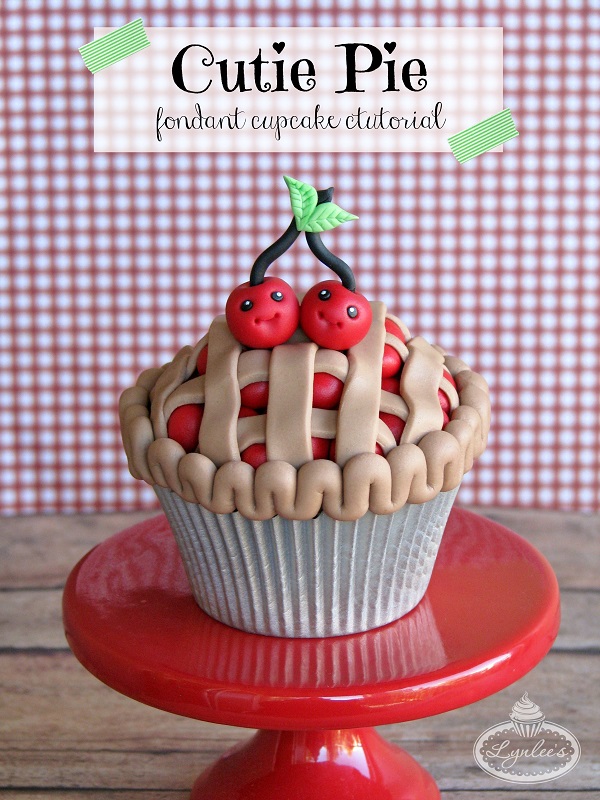 Cutie Pie Fondant Cupcake Tutorial