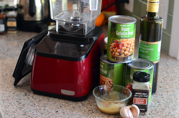 Homemade Hummus Ingredients