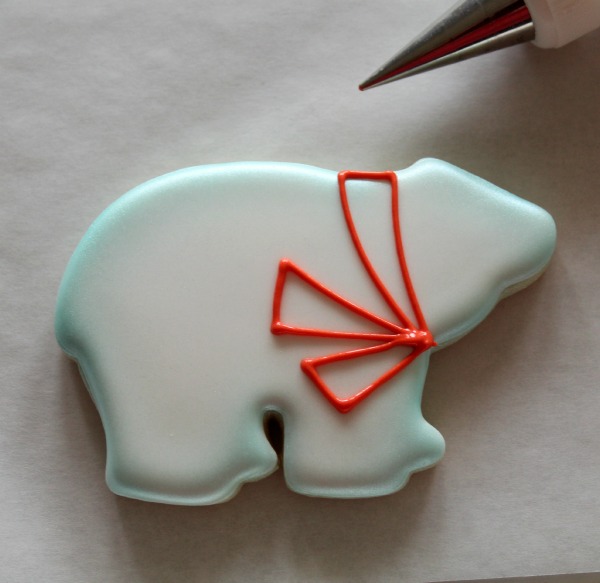 Decorated Polar Bear Cookie 4