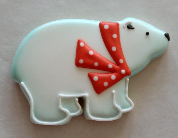 Decorated Polar Bear Cookie 7