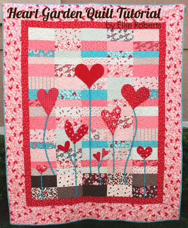 Heart Garden Quilt Tutorial