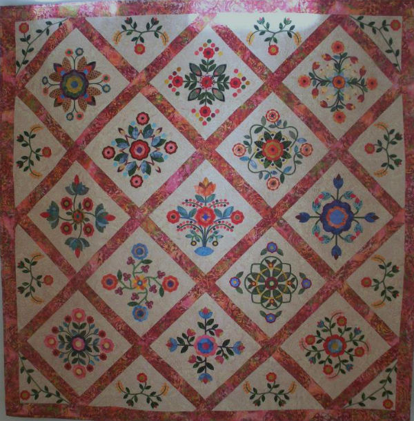 Rose of Sharon Quilt: Roses of Remembrance.