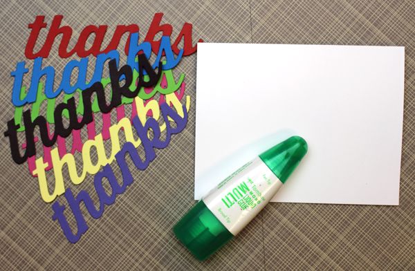 Supplies for Card 1