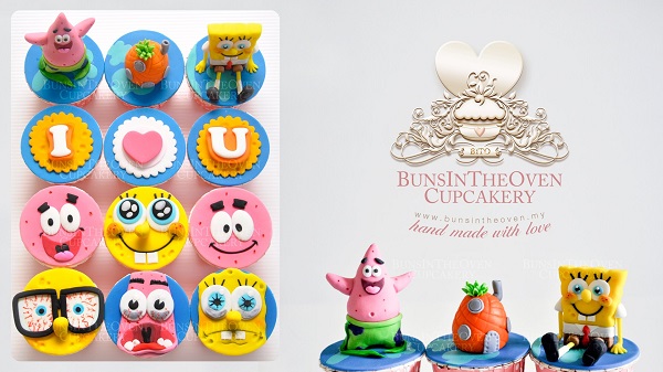 Spongebob cupcakes
