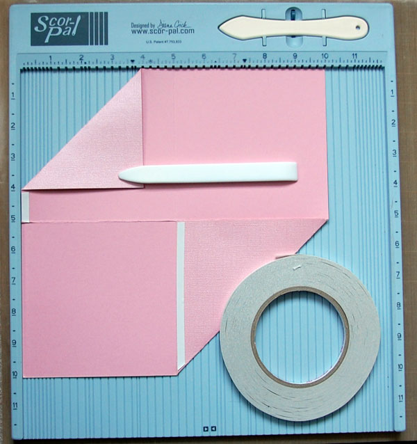 Step-8-Apply adhesive below folded corner