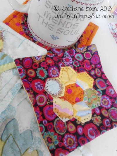The Hexie Mug Rug