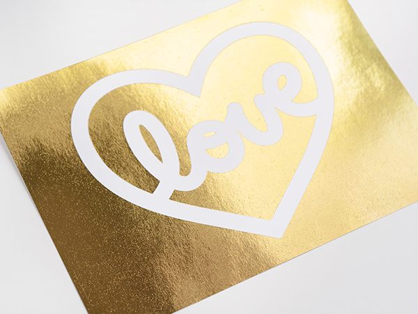 Gold Foil "Love" Card