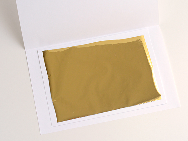 DIY gold foil printing