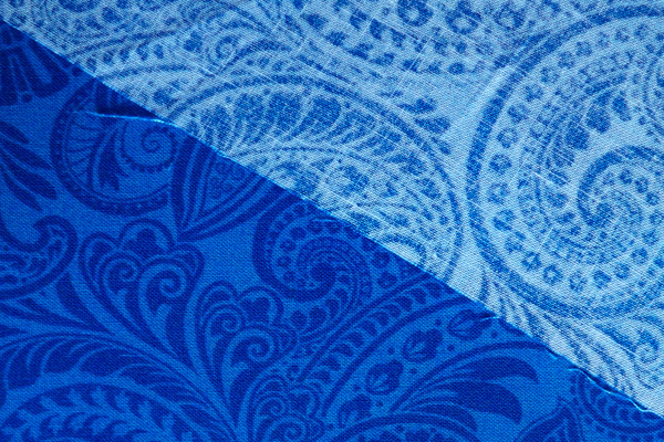 blue paisley