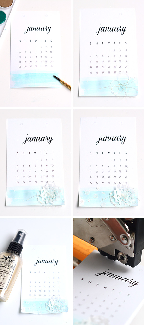 Making a Memory Calendar