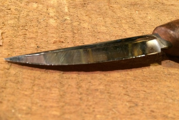 carving blade close up