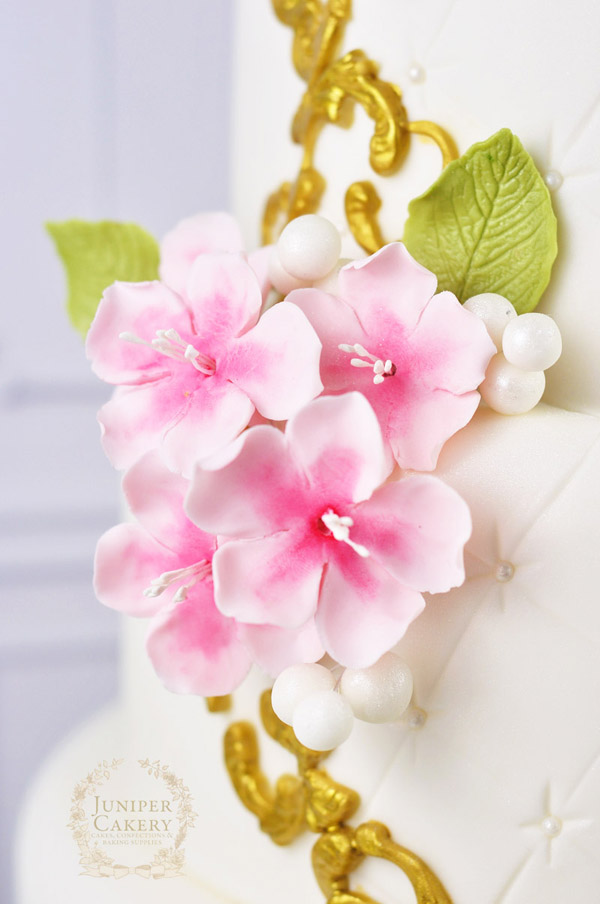 pretty gum paste cherry blossom