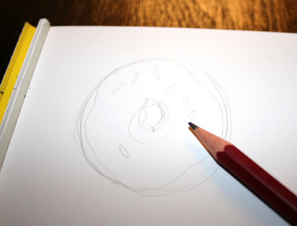 Simple donut drawing
