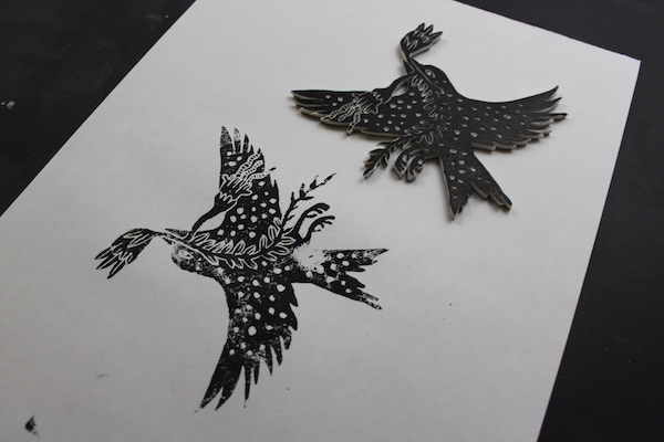 Bird stamp - example 1