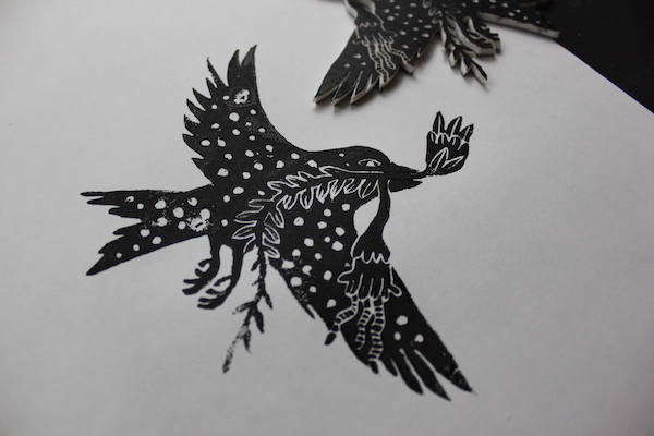 Bird stamp - example 2