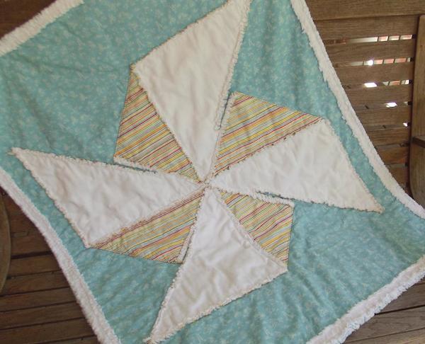 Playful Pinwheel Childs Quilt