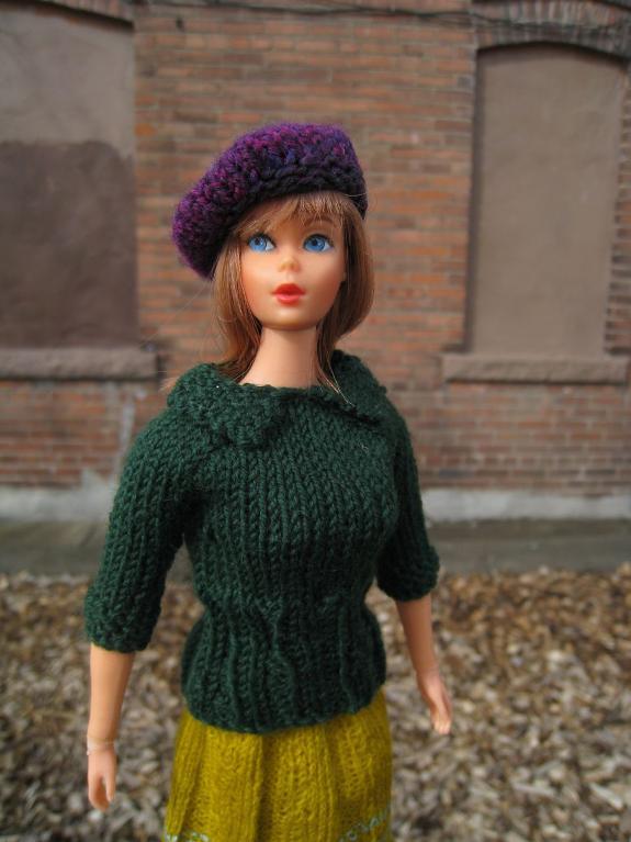 Barbie Doll Sweater with Collar