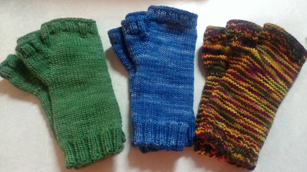 Vanilla Fingerless Mitts knitting pattern